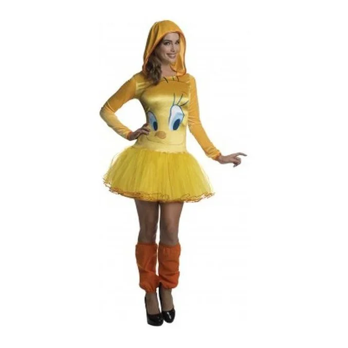 Tweety Hooded Tutu Dress Size S