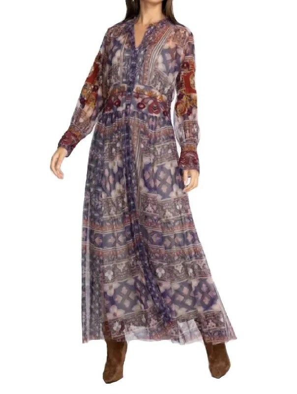 Duana Mesh Dress in Multi