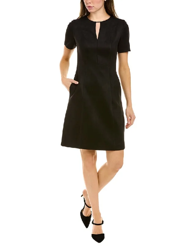 Elie Tahari Keyhole Neck Dress