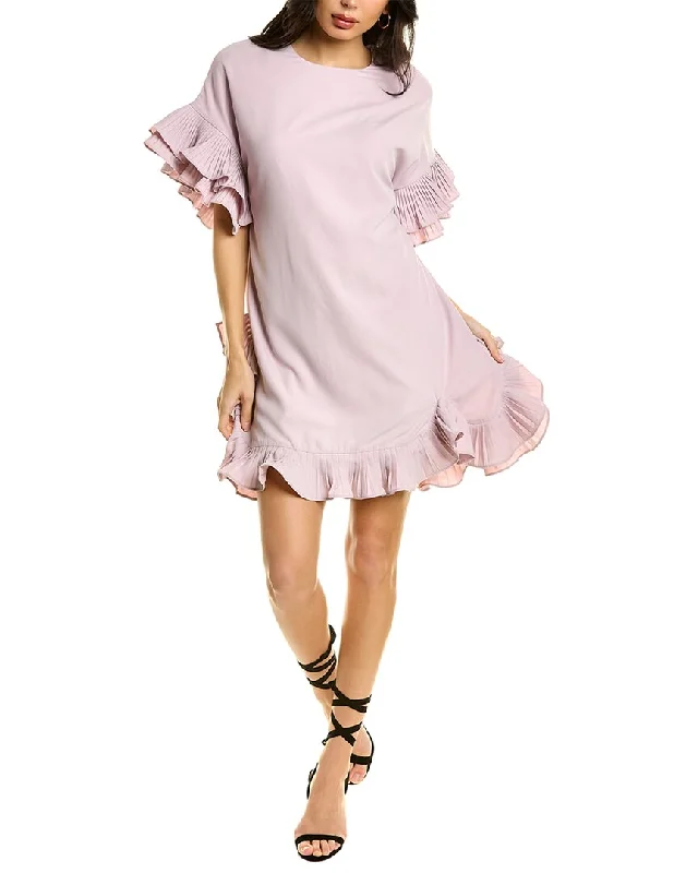 Gracia Ruffle Sleeve Dress