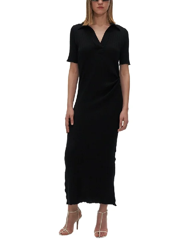 Helmut Lang Relaxed Fit Polo Dress