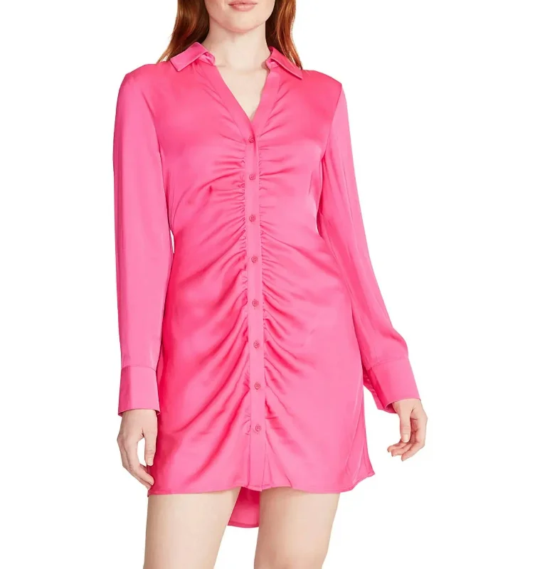 Let'S Disco Dress in Pink Glo