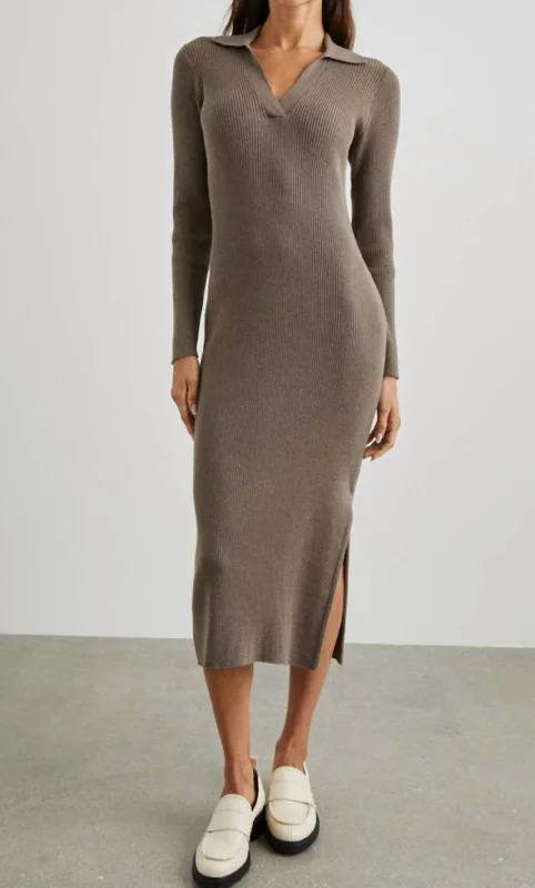 Luciana Dress In Latte