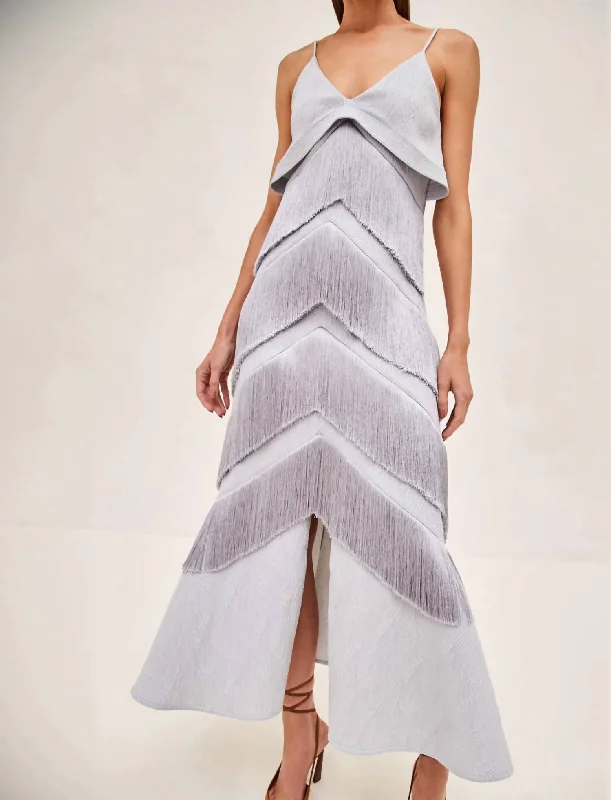 Nadinee Dress In Grey