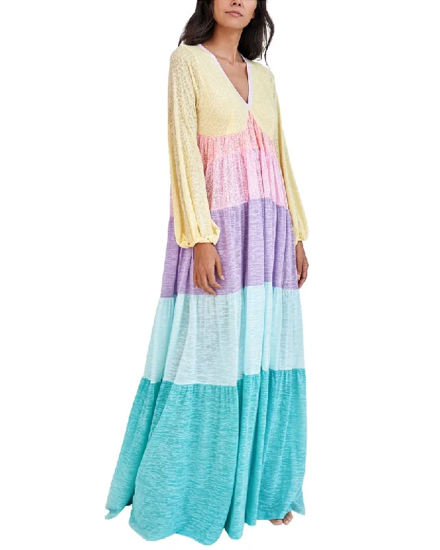 Pitusa Rainbow V-Neck Dress