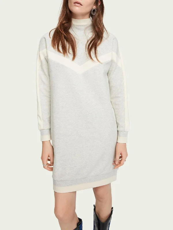 Scotch & Soda Color Block Sweat Dress