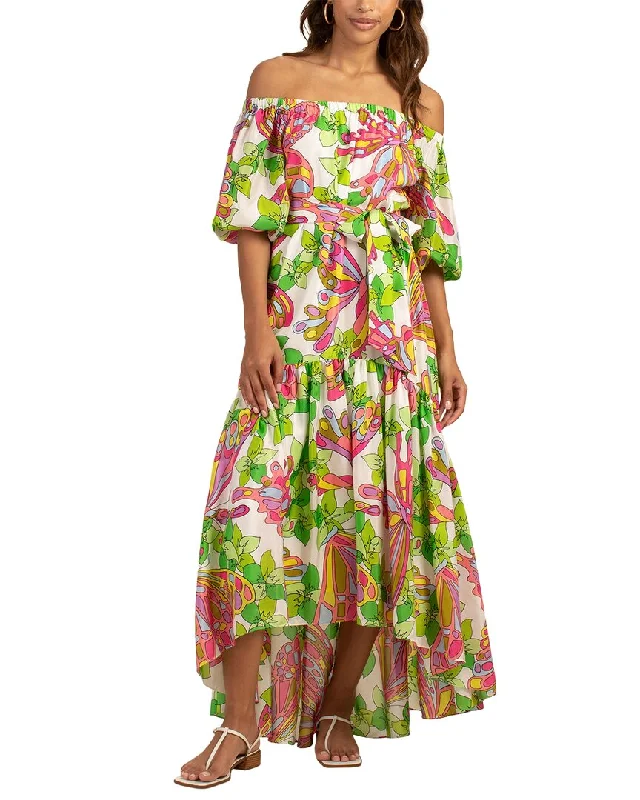 Trina Turk Eye Popping Silk Dress