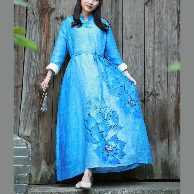 Bohemian tie waist linen Long Shirts Tutorials blue prints Dresses fall Tunics Satin smooth Bohemian tie waist linen Long Shirts Tutorials blue prints Dresses fall Tunics Satin smooth