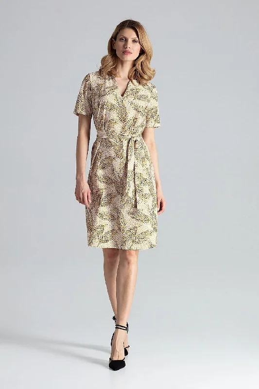 Daydress below the knee, tied at the waist Figl Tunics Top rated