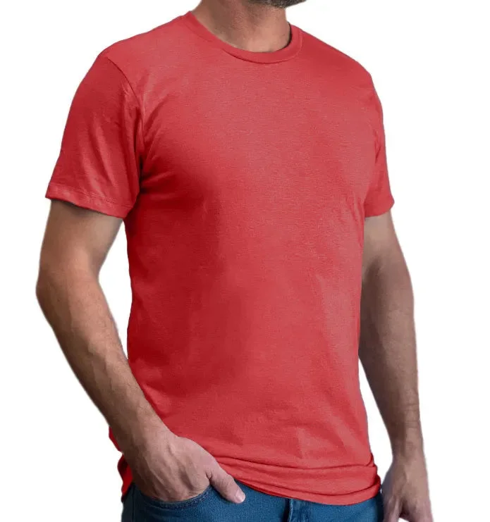 Classic Cotton Blend Crew Neck T-Shirt - Fall Colors