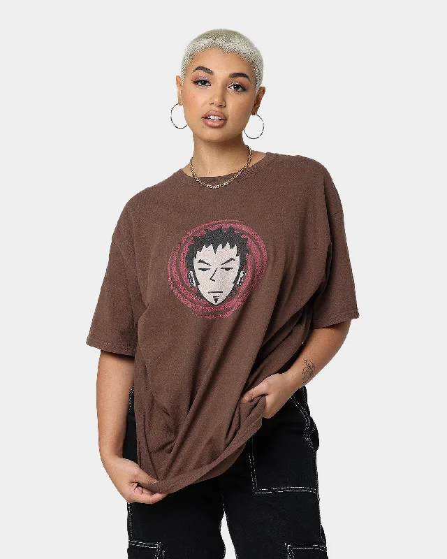 American Thrift X Daria Trent Lane Vintage T-Shirt Brown Mesh Blend Leather Blend Suede Blend American Thrift X Daria Trent Lane Vintage T-Shirt Brown Mesh Blend Leather Blend Suede Blend
