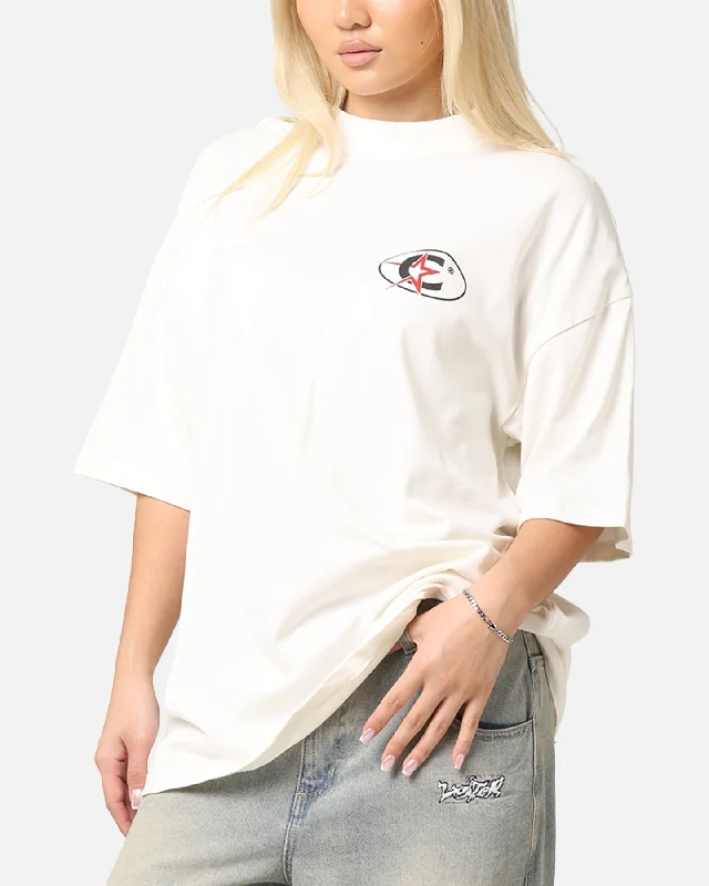 Carre C-Star Stack T-Shirt Off White Real Fur Shearling Chenille