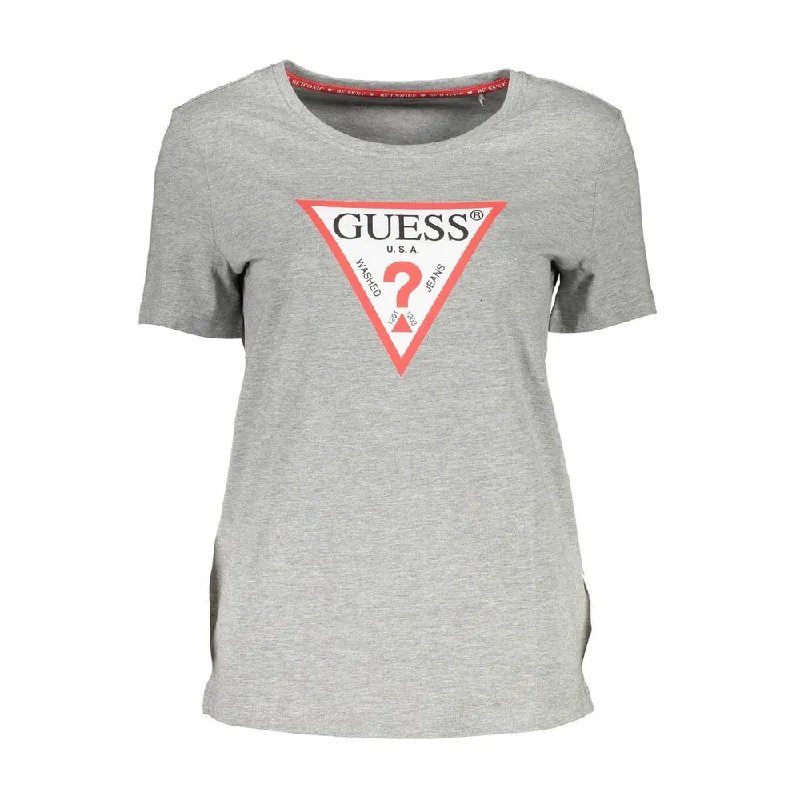 Gray Cotton Women T-Shirt Satin Fabric Silk Fabric Chiffon Fabric