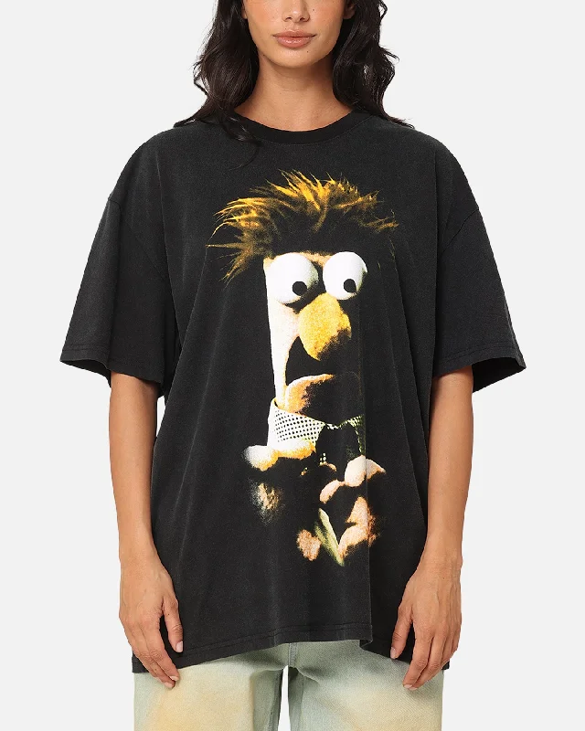 American Thrift Disney The Muppets Beaker Heavy T-Shirt Vintage Black Plaid T-Shirt Polka Dot Checkered American Thrift Disney The Muppets Beaker Heavy T-Shirt Vintage Black Plaid T-Shirt Polka Dot Checkered
