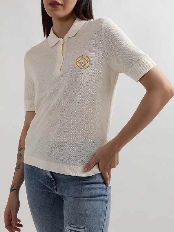 Gant Cream Preppy Relaxed Fit Polo T-Shirt Faux Fur Fabric Real Fur Fabric Shearling Fabric Gant Cream Preppy Relaxed Fit Polo T-Shirt Faux Fur Fabric Real Fur Fabric Shearling Fabric