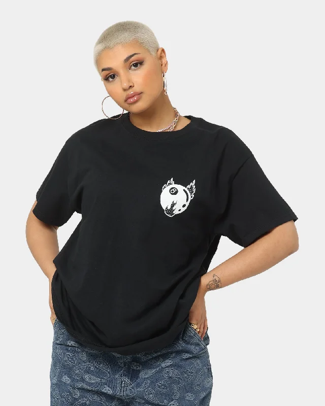 Goat Crew 8 Ball T-Shirt Black Thin T-Shirt Open Front Quick Dry