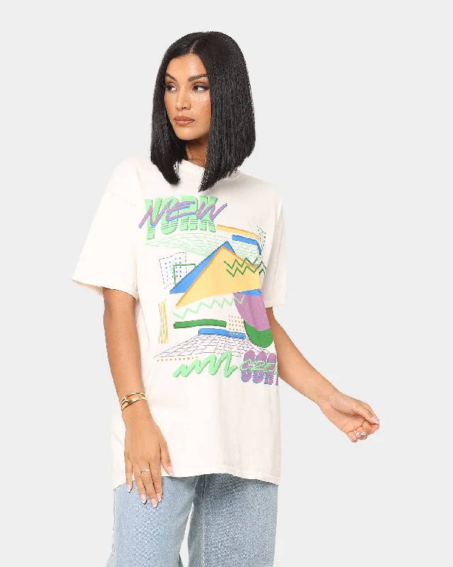 Goat Crew Retro Arcade New York T-Shirt Off White Jersey Fabric Tulle Fabric Batik Fabric Goat Crew Retro Arcade New York T-Shirt Off White Jersey Fabric Tulle Fabric Batik Fabric