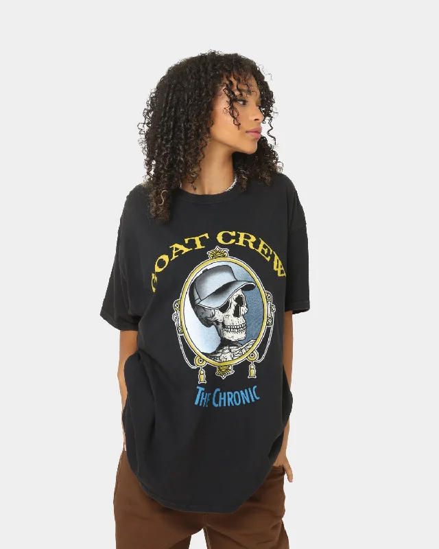 Goat Crew The Chronic Vintage T-Shirt Black Striped Floral Plaid