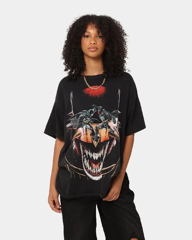 Goat Crew X DC Batman Who Laughs Vintage T-Shirt Black Wash Layered Multi-layer Single Layer Goat Crew X DC Batman Who Laughs Vintage T-Shirt Black Wash Layered Multi-layer Single Layer