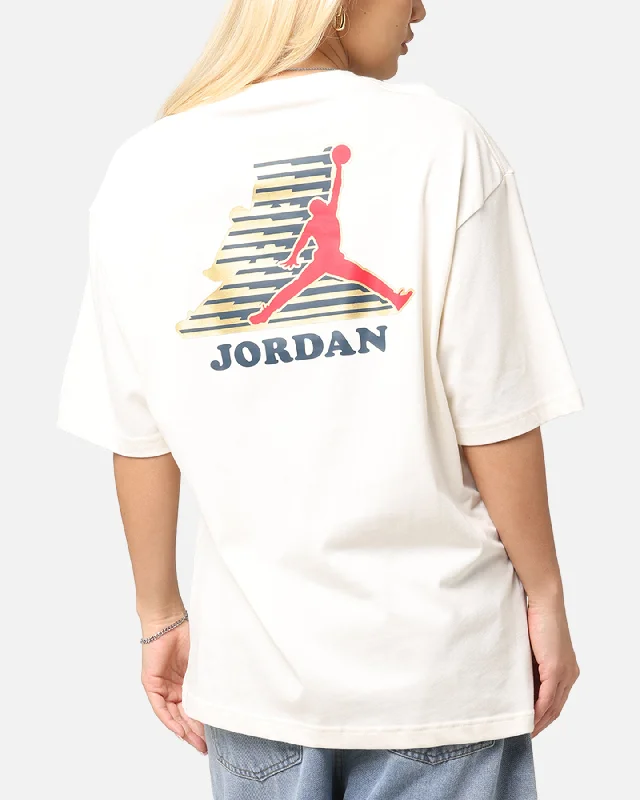 Jordan Jumpman Greatness 1985 Graphic T-Shirt Pale Ivory Handmade Hand-knitted Hand-woven Jordan Jumpman Greatness 1985 Graphic T-Shirt Pale Ivory Handmade Hand-knitted Hand-woven