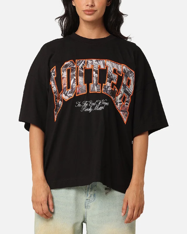 Loiter Hunter T-Shirt Black Elegant Classic Vintage