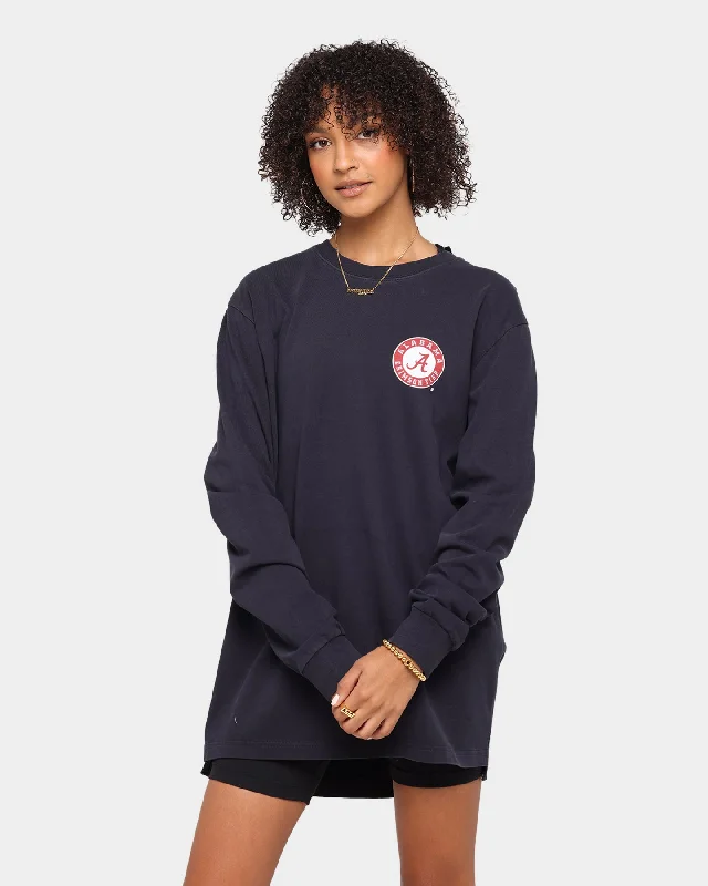 NATIONAL COLLEGIATE ATHLETIC ASSC Alabama Crimson Tide Team Crest Jeaner Long Sleeve T-Shirt Vintage Black Anti-Pilling Machine Wash Handmade NATIONAL COLLEGIATE ATHLETIC ASSC Alabama Crimson Tide Team Crest Jeaner Long Sleeve T-Shirt Vintage Black Anti-Pilling Machine Wash Handmade