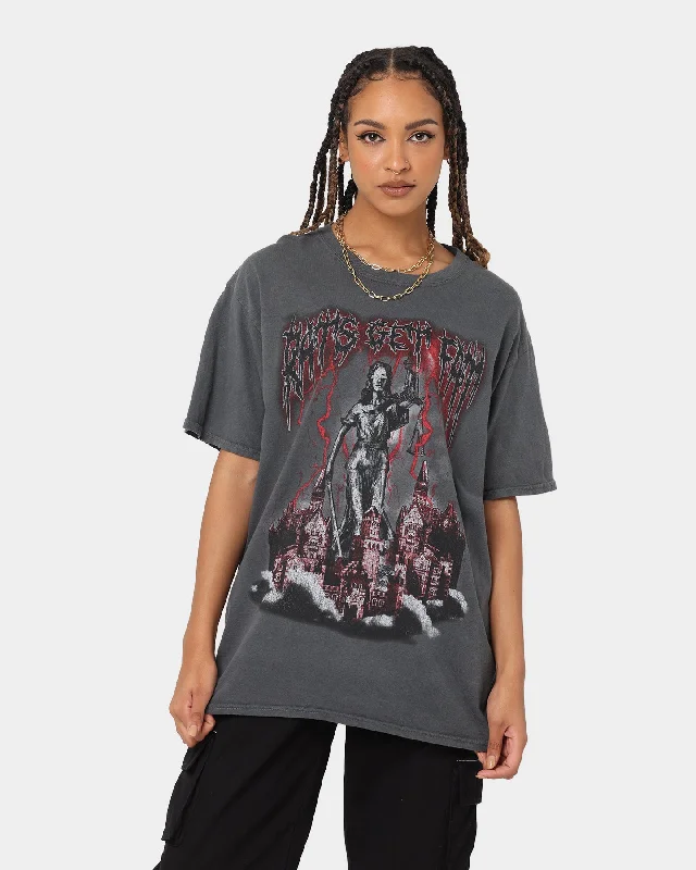 Rats Get Fat Justice of Peace Vintage T-Shirt Black Dye V-Neck T-Shirt Long Sleeve Cotton Rats Get Fat Justice of Peace Vintage T-Shirt Black Dye V-Neck T-Shirt Long Sleeve Cotton