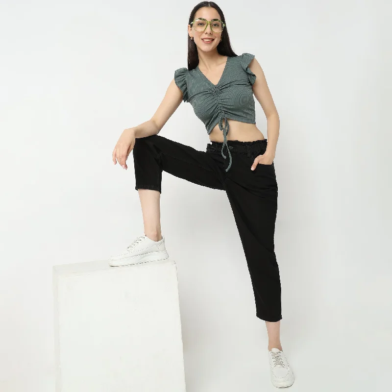 Skinny Fit Solid T-Shirt Chenille Fabric Brocade Fabric Lace Fabric