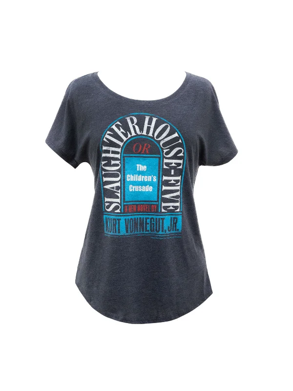 Slaughterhouse-Five Women’s Relaxed Fit T-Shirt Rayon Velvet Corduroy