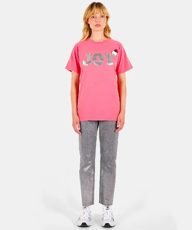 Malabar trucker t-shirt "JOY SS24"  Fashionable Trendy Casual