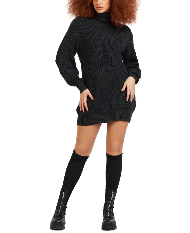 Black Tape Cocoon Sweater Dress Long Sweater Short Sweater Cropped Sweater