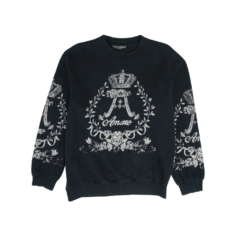 Dolce & Gabbana Sweater - Women's 46 Fleece Fabric Down Fabric Feather Fabric