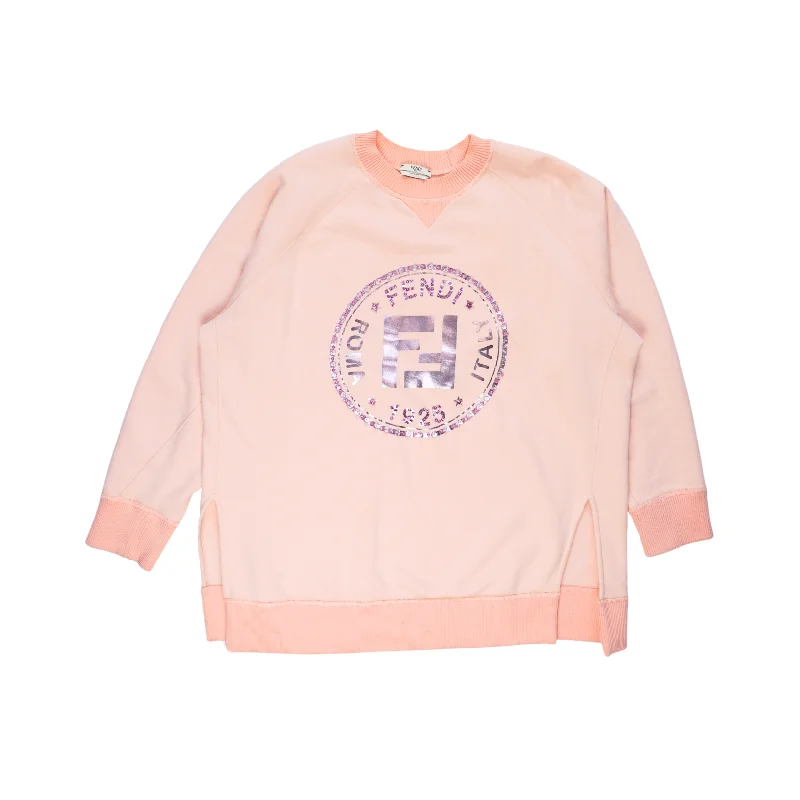 Fendi Crewneck Sweater - Women's M Layered Multi-layer Single Layer