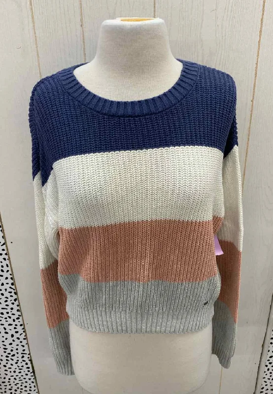 Hollister Multi-Color Junior Size XS Sweater Fitted Loose Oversized