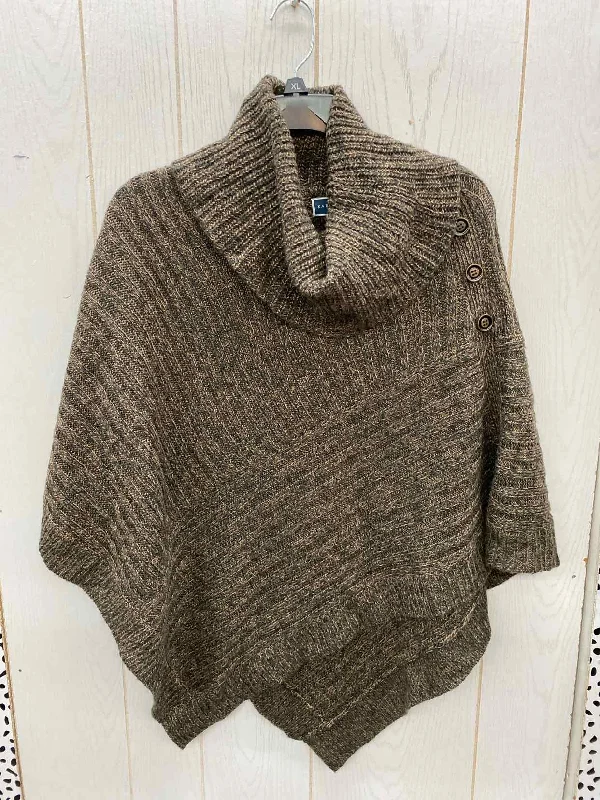 Karen Scott Brown Womens Size M Sweater Tailored Straight A-Line