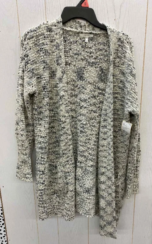 Maurices Gray Womens Size M Sweater High Neck Crew Neck V-Neck