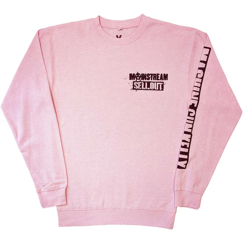 Machine Gun Kelly Unisex Sweatshirt: Pink Face (Back & Sleeve Print)