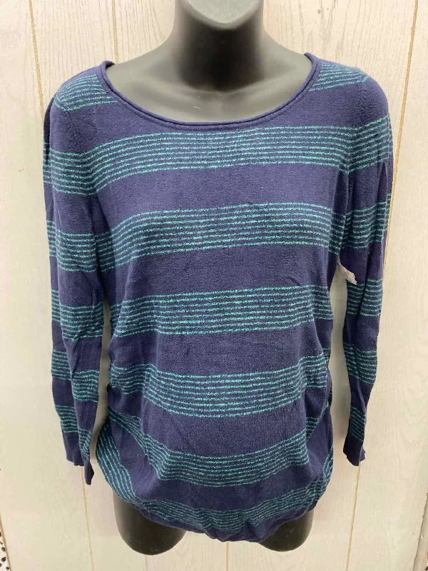 Motherhood Navy Maternity Size L Sweater Nylon Fabric Polyester Fabric Spandex Fabric Motherhood Navy Maternity Size L Sweater Nylon Fabric Polyester Fabric Spandex Fabric