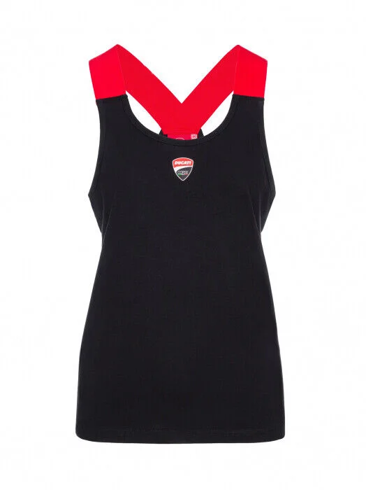 New Official Ducati Corse Womans Tank Top - 20 36016