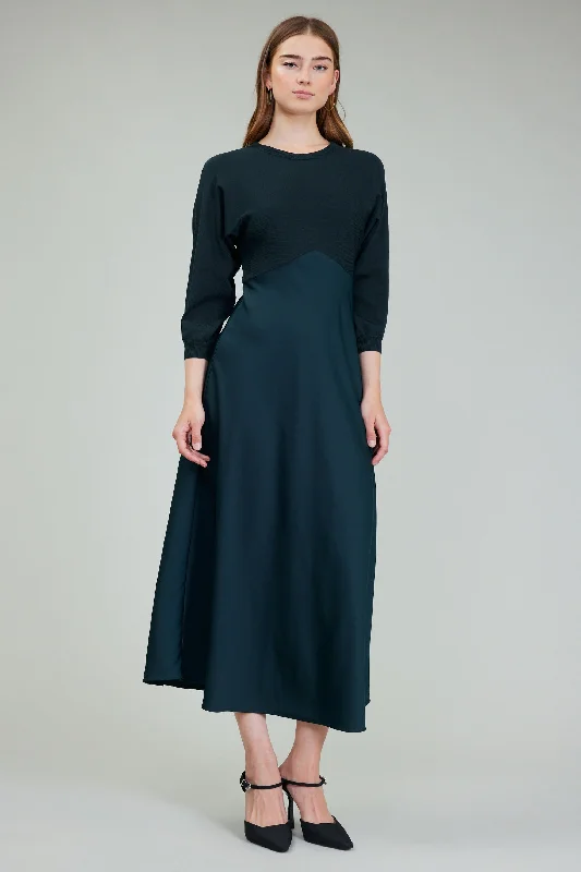 NYLAND Brianna 3/4 Sleeve Sweater Top Midi Dress Mesh Fabric Canvas Fabric Denim Fabric NYLAND Brianna 3/4 Sleeve Sweater Top Midi Dress Mesh Fabric Canvas Fabric Denim Fabric