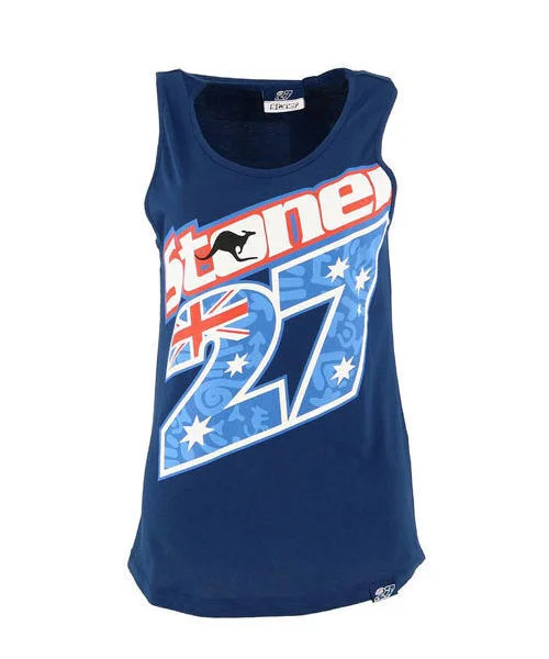 Official Casey Stoner 27 Navy Woman Tank Top - 17 34503