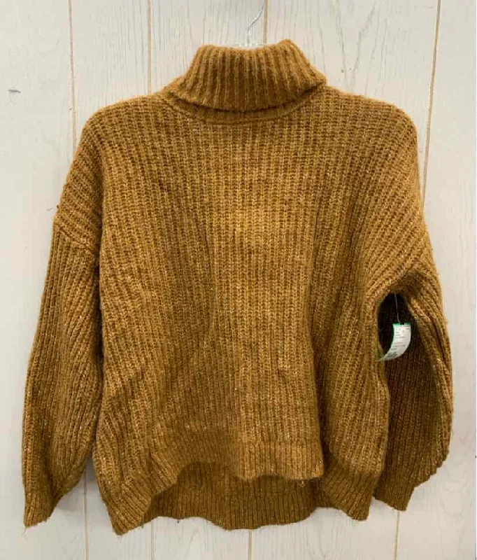 Old Navy Brown Womens Size XS Sweater Sequined Glittery Shiny