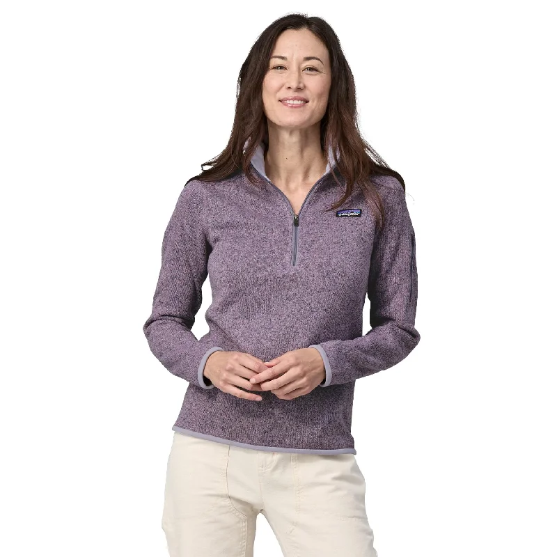 Women's Better Sweater 1/4 Zip Fleece Iron Safe Non-Iron Wrinkle Free