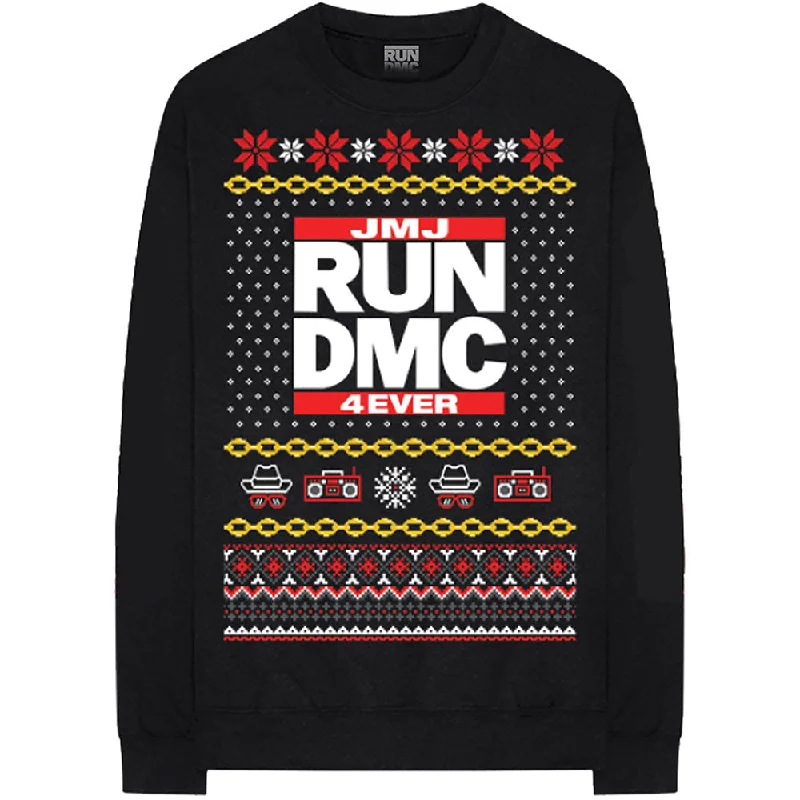 Run DMC Unisex Sweatshirt: Holiday (Back Print)