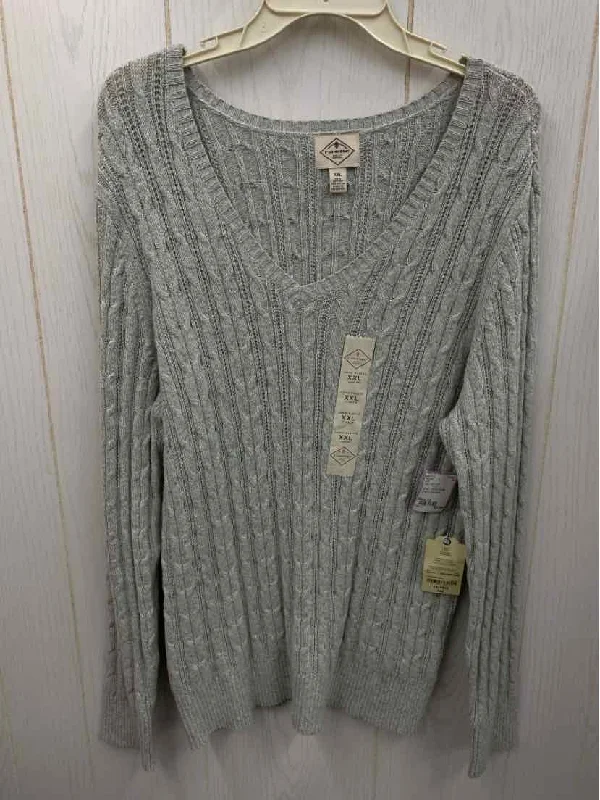 SJB Gray Womens Size 18 Sweater Lightweight Heavyweight Midweight
