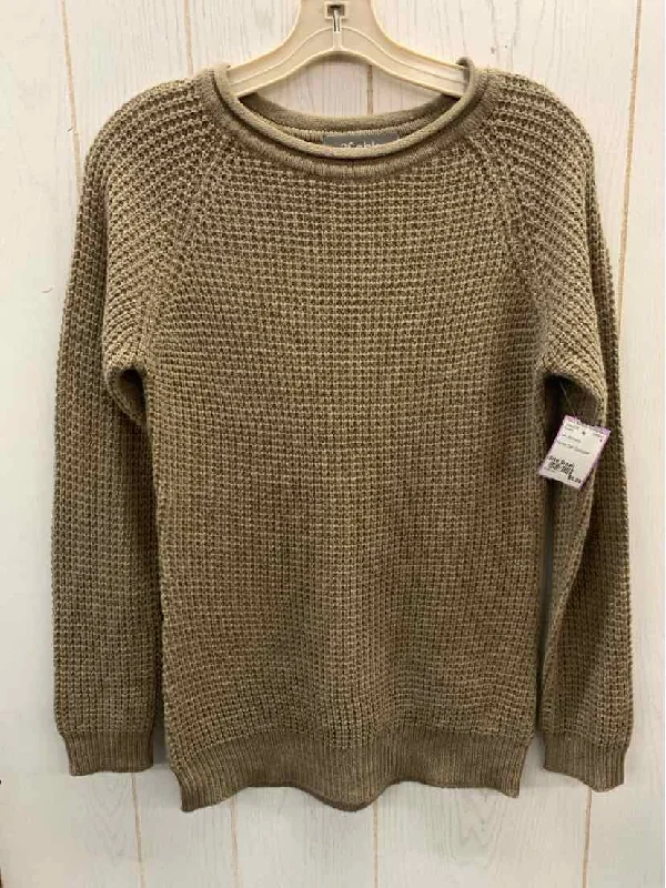 Tan Womens Size Small Sweater Casual Formal Business