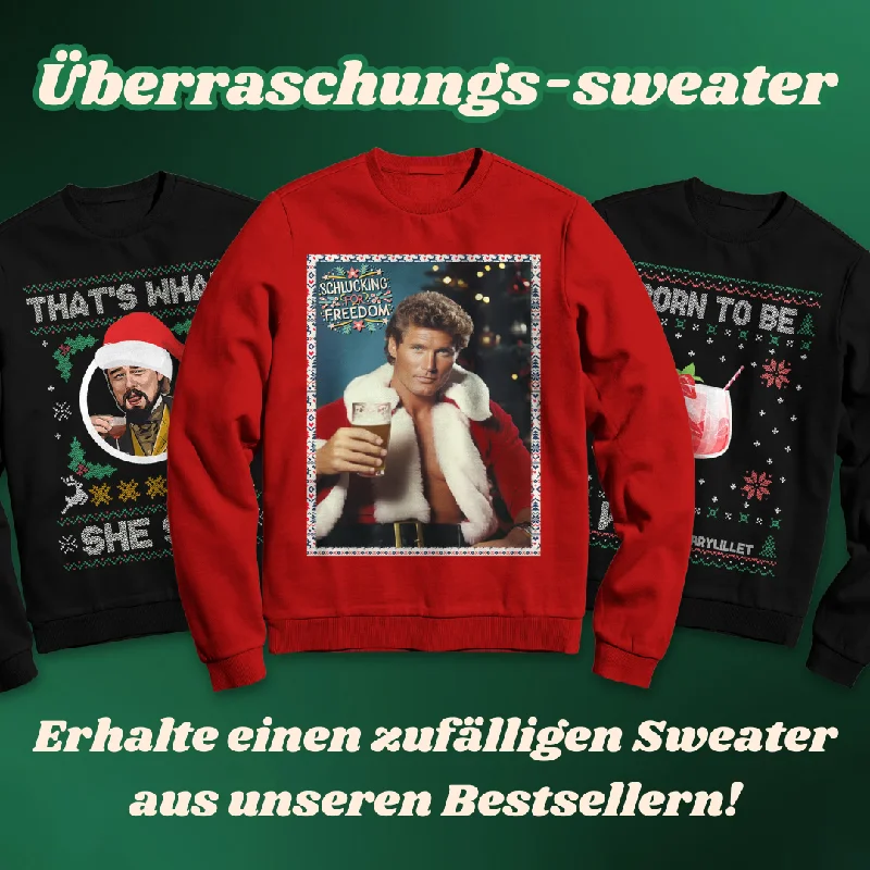 Special: Überraschungs Christmas Sweater Polka Dot Checkered Tartan