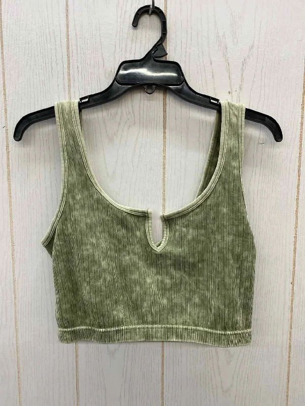 Zenana Olive Womens Size L Tank Top