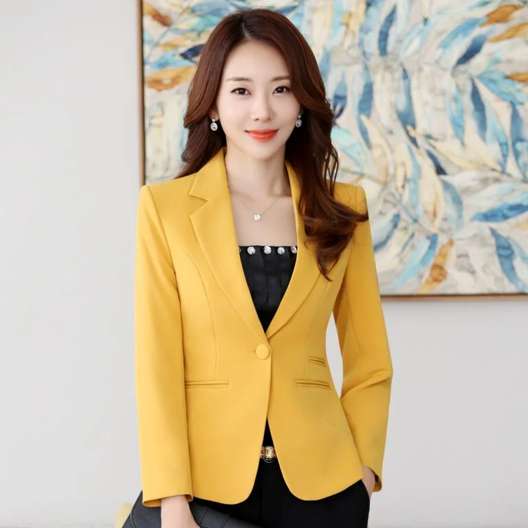 Yellow blazer