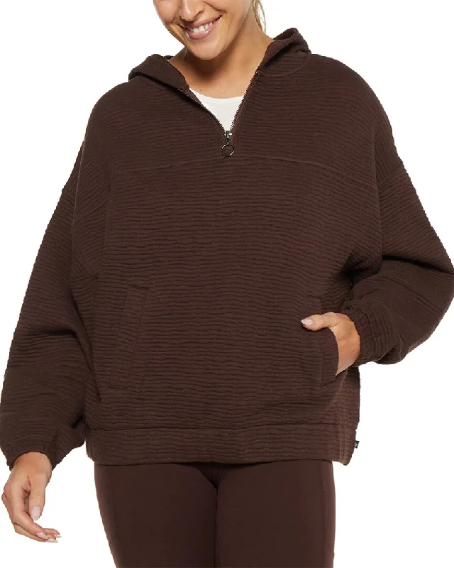 Marika Evy Hoodie Hoodie with Hem Lace Feminine Delicate